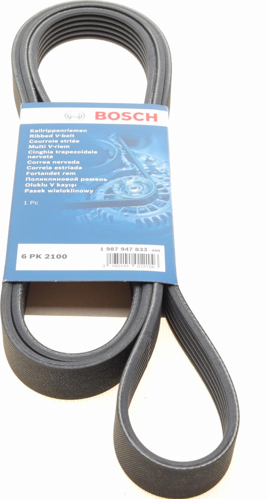 BOSCH 1 987 947 833 - V-Ribbed Belt www.parts5.com