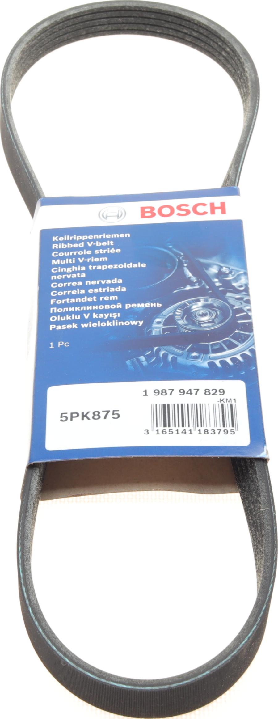 BOSCH 1 987 947 829 - Klinasti rebrasti kaiš www.parts5.com