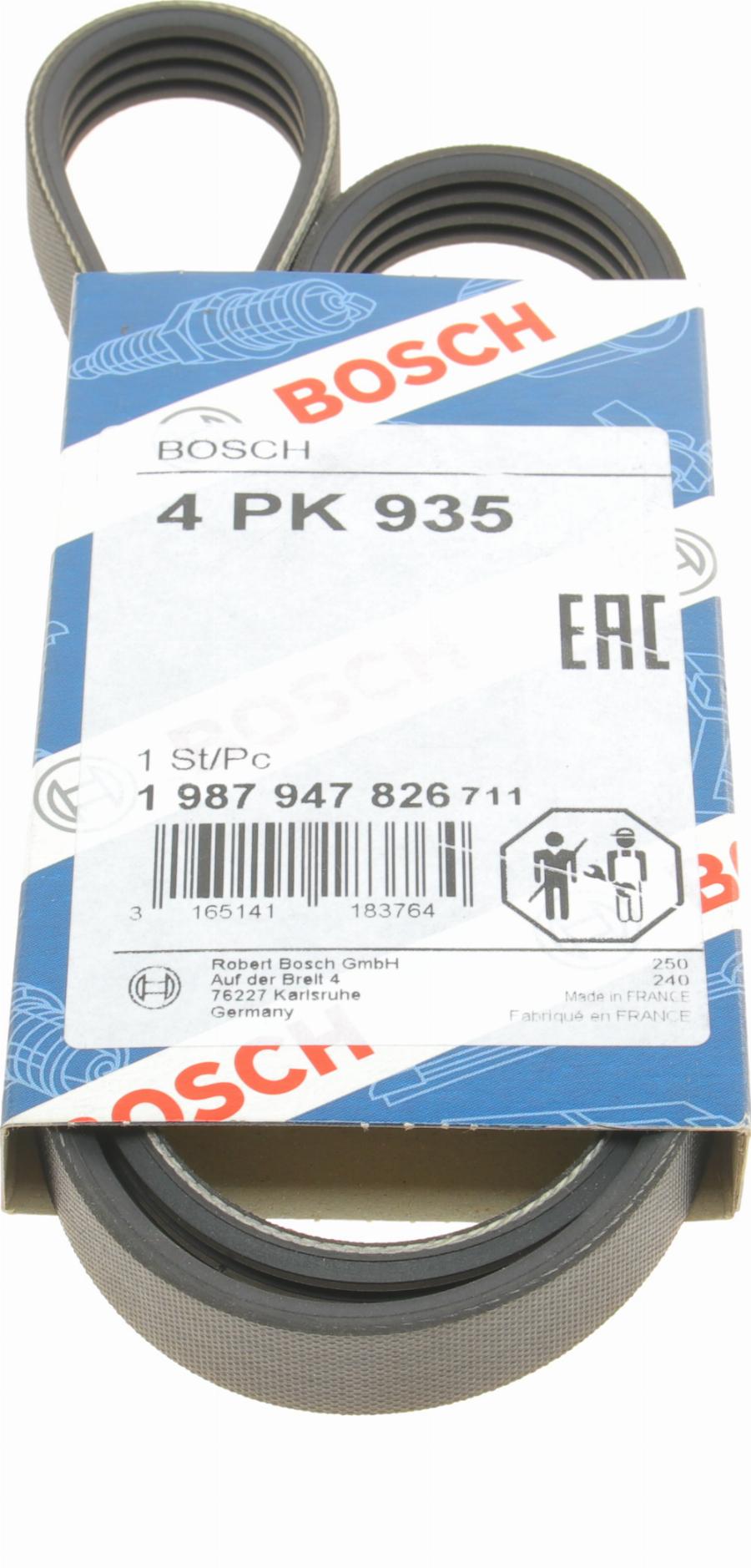 BOSCH 1 987 947 826 - Correa trapecial poli V www.parts5.com