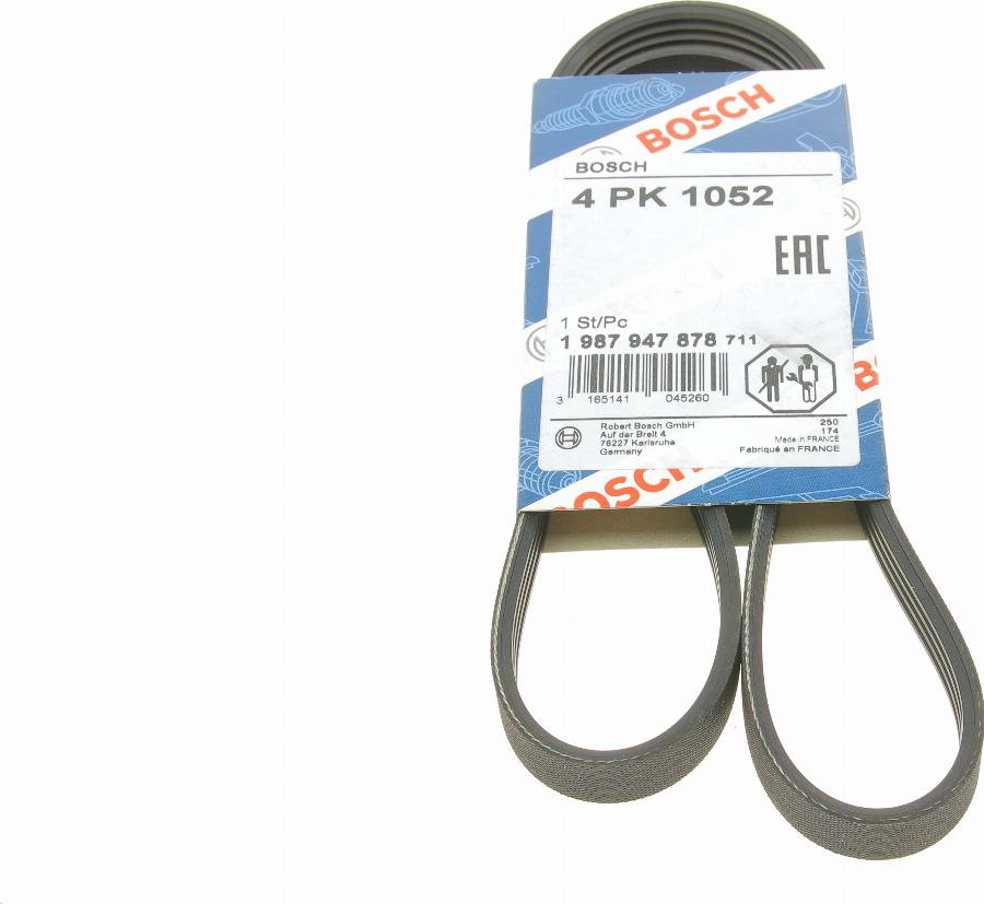 BOSCH 1 987 947 878 - V-Ribbed Belt parts5.com