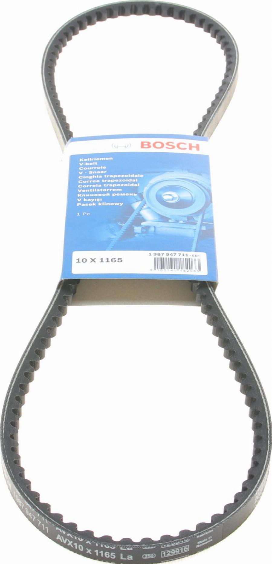 BOSCH 1 987 947 711 - Τραπεζοειδής ιμάντας www.parts5.com