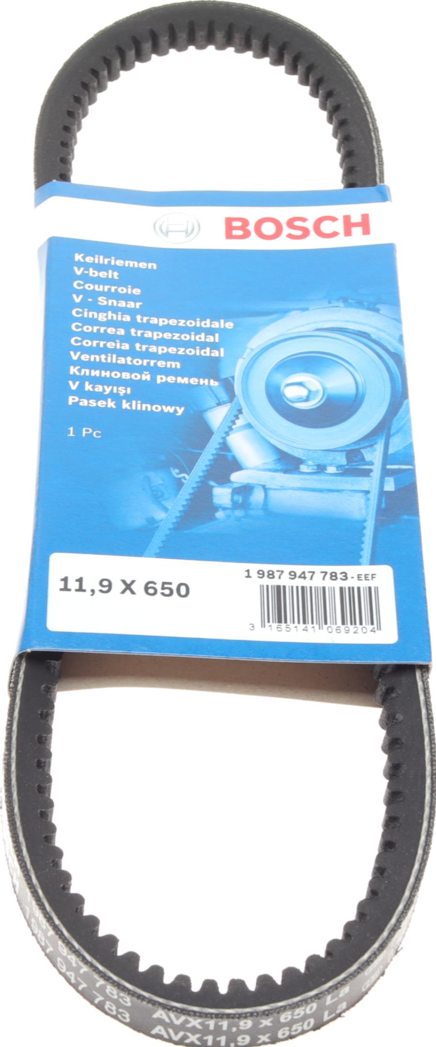 BOSCH 1 987 947 783 - Klinasti remen www.parts5.com