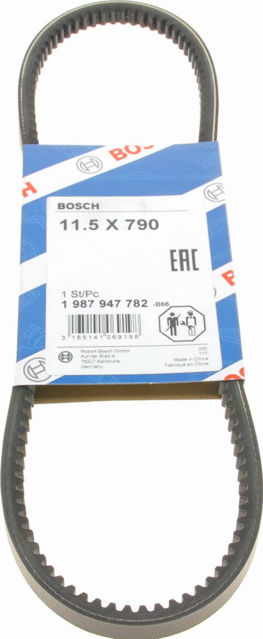 BOSCH 1 987 947 782 - Correa trapezoidal www.parts5.com