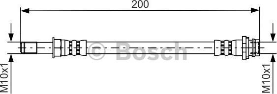 BOSCH 1 987 481 443 - Brake Hose parts5.com