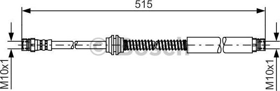 BOSCH 1 987 481 447 - Brake Hose www.parts5.com