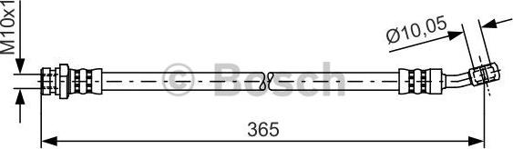 BOSCH 1 987 481 456 - Furtun frana www.parts5.com