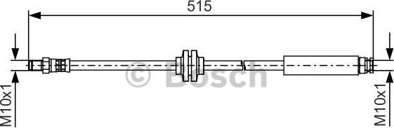 BOSCH 1 987 481 483 - Kočiono crevo www.parts5.com