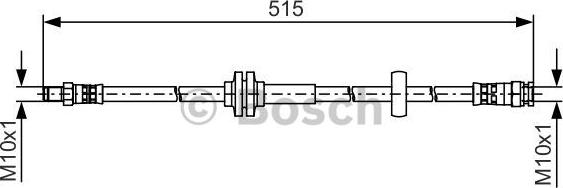 BOSCH 1 987 481 482 - Kočiono crevo www.parts5.com