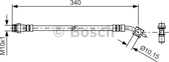 BOSCH 1 987 481 424 - Fékcső www.parts5.com