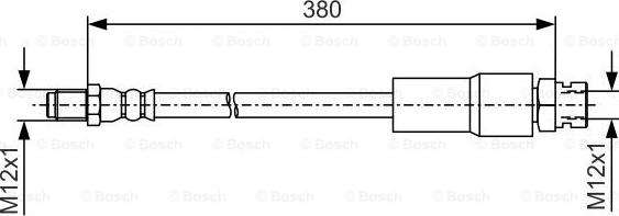 BOSCH 1 987 481 547 - Brake Hose www.parts5.com