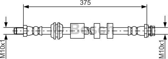 BOSCH 1 987 481 563 - Bremsschlauch www.parts5.com