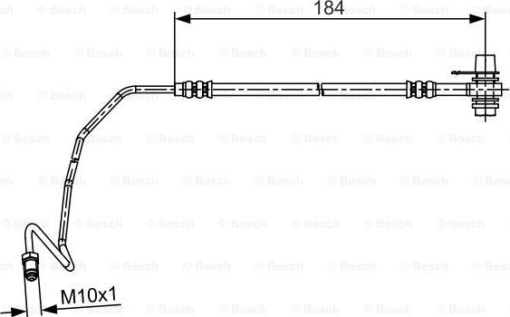 BOSCH 1 987 481 534 - Brake Hose www.parts5.com