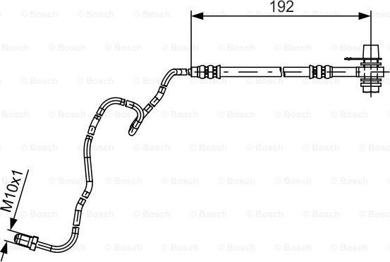 BOSCH 1 987 481 536 - Brake Hose www.parts5.com