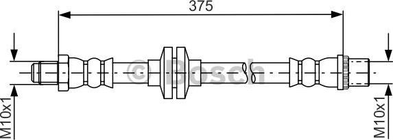 BOSCH 1 987 481 695 - Bremsschlauch www.parts5.com