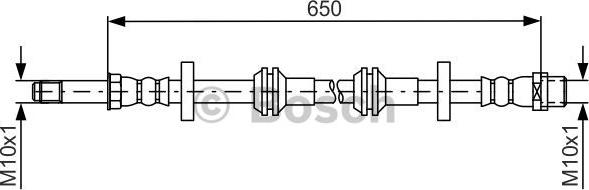 BOSCH 1 987 481 690 - Brake Hose www.parts5.com