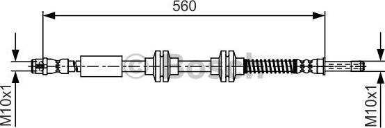 BOSCH 1 987 481 664 - Brake Hose parts5.com