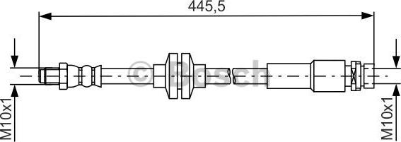 BOSCH 1 987 481 668 - Flexible de frein www.parts5.com