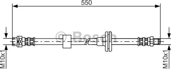 BOSCH 1 987 481 056 - Brake Hose www.parts5.com