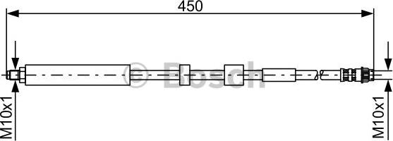 BOSCH 1 987 481 051 - Brake Hose www.parts5.com