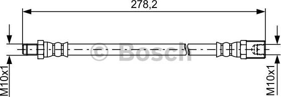 BOSCH 1 987 481 846 - Brake Hose www.parts5.com