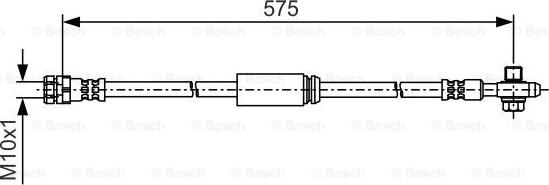 BOSCH 1 987 481 A04 - Brake Hose www.parts5.com