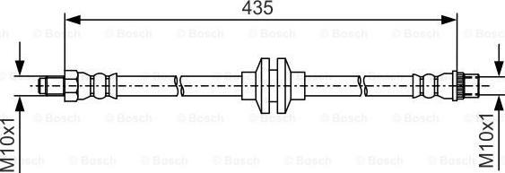 BOSCH 1 987 481 A07 - Pidurivoolik www.parts5.com