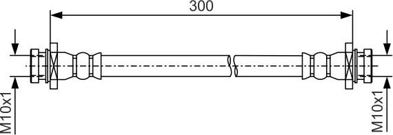 BOSCH 1 987 481 B31 - Brake Hose www.parts5.com