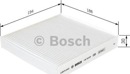 BOSCH 1 987 435 005 - Фильтр воздуха в салоне www.parts5.com