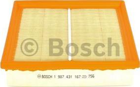 BOSCH 1 987 431 167 - Филтър купе (поленов филтър) www.parts5.com