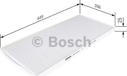 BOSCH 1 987 432 541 - Filter, interior air www.parts5.com