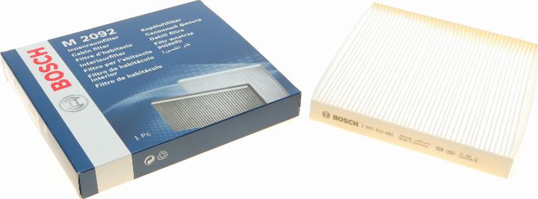 BOSCH 1 987 432 092 - Φίλτρο, αέρας εσωτερικού χώρου www.parts5.com