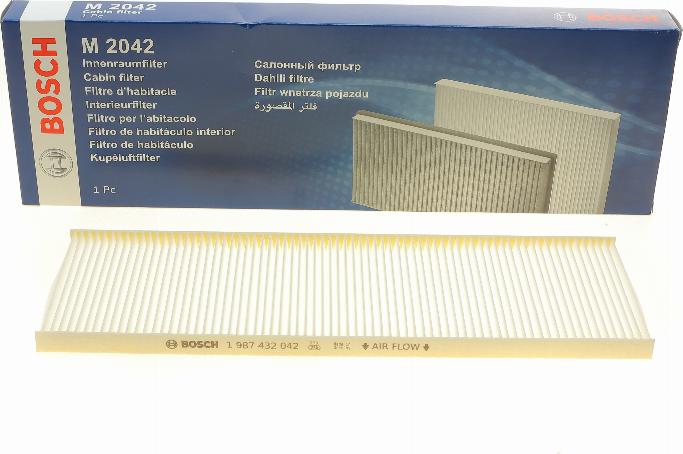 BOSCH 1 987 432 042 - Filtro, aire habitáculo www.parts5.com