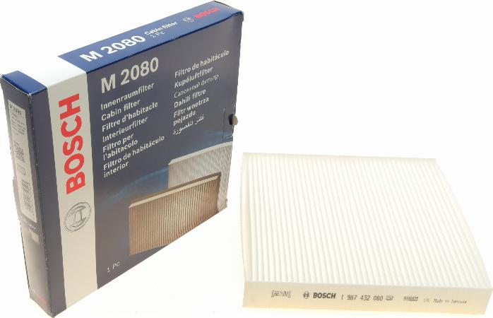 BOSCH 1 987 432 080 - Filter, zrak notranjega prostora www.parts5.com