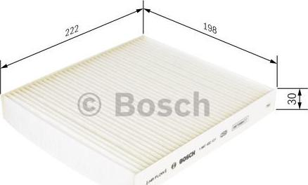 BOSCH 1 987 432 121 - Filtro, aire habitáculo www.parts5.com