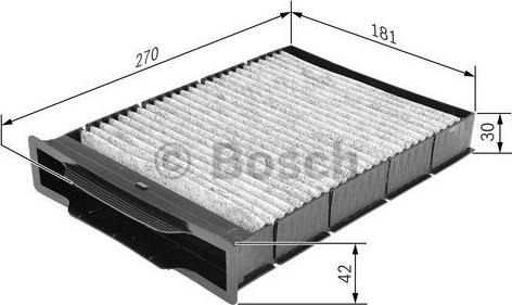 BOSCH 1 987 432 393 - Filter, Innenraumluft www.parts5.com