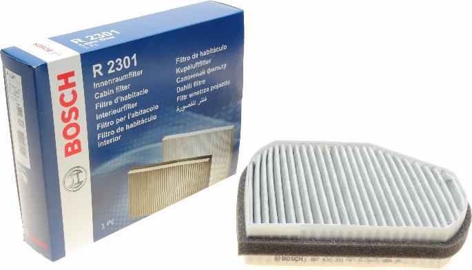 BOSCH 1 987 432 301 - Filter, interior air www.parts5.com