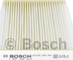 BOSCH 1 987 432 214 - Filter, interior air www.parts5.com