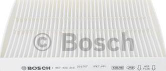 BOSCH 1 987 432 216 - Filter vnútorného priestoru parts5.com