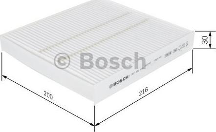 BOSCH 1 987 432 216 - Filter, interior air parts5.com