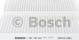 BOSCH 1 987 432 220 - Filter, vazduh unutrašnjeg prostora www.parts5.com