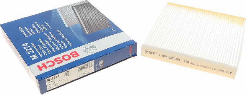 BOSCH 1 987 432 274 - Filter, interior air www.parts5.com