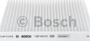 BOSCH 1 987 432 273 - Filter,salongiõhk www.parts5.com