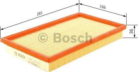 BOSCH 1 987 429 051 - Filter za vazduh www.parts5.com