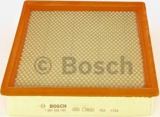 BOSCH 1 987 429 193 - Воздушный фильтр www.parts5.com