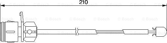 BOSCH 1 987 474 938 - Warning Contact, brake pad wear www.parts5.com