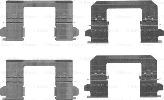 BOSCH 1 987 474 461 - Set accesorii, placute frana www.parts5.com