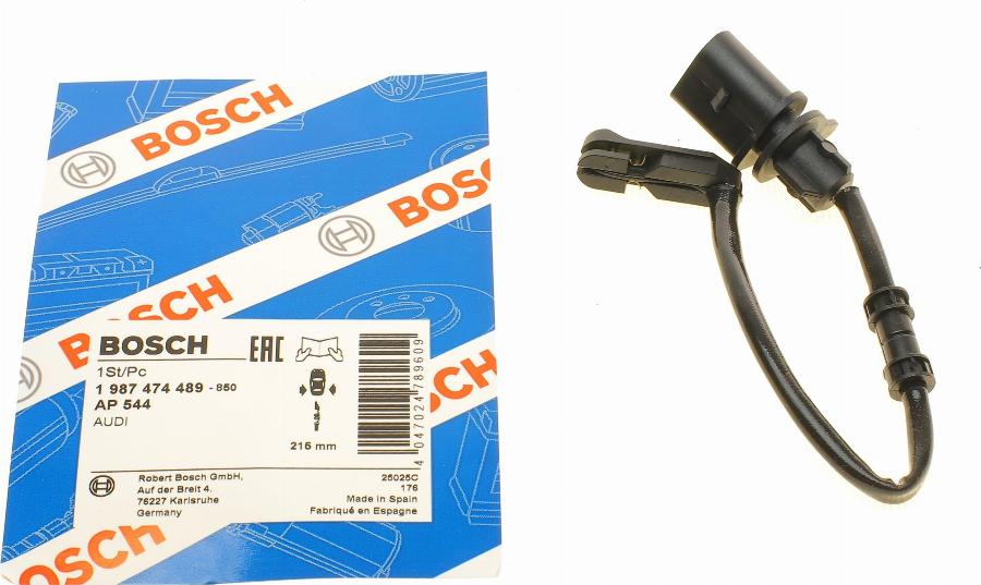 BOSCH 1 987 474 489 - Warnkontakt, Bremsbelagverschleiß www.parts5.com