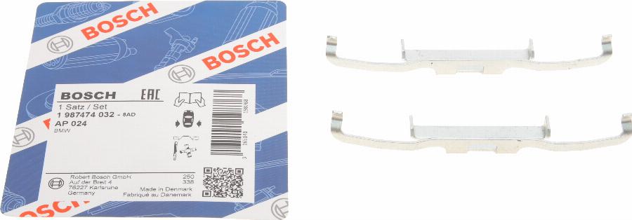 BOSCH 1 987 474 032 - Accessory Kit for disc brake Pads www.parts5.com