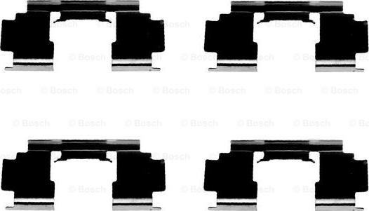 BOSCH 1 987 474 324 - Set accesorii, placute frana www.parts5.com