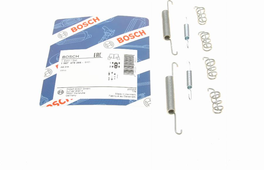 BOSCH 1 987 475 366 - Accessory Kit, parking brake shoes www.parts5.com